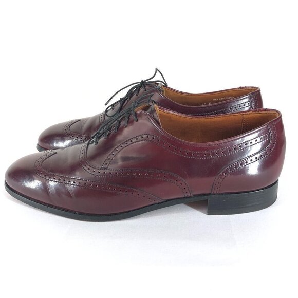 Bostonian Men\'s 26098 Burgundy Lace Up Wing Tip Oxford Shoes Size 10 M main image 9